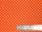 Craft Collection Cotton Print, Small Spot, Orange