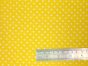 Craft Collection Cotton Print, Small Spot, Yellow
