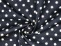 Craft Collection Cotton Print, Pea Spot, Navy