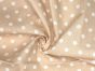 Craft Collection Cotton Print, Pea Spot, Beige