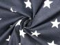 Craft Collection Cotton Print, Large Star, Navy