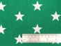 Craft Collection Cotton Print, Large Star, Emerald