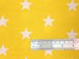 Craft Collection Cotton Print, Large Star, Yellow