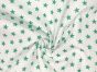 Craft Collection Cotton Print, Small Coloured Star, Emerald