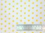 Craft Collection Cotton Print, Small Coloured Star, Yellow