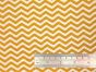 Craft Collection Cotton Print, Chevron, Mustard