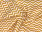 Craft Collection Cotton Print, Chevron, Mustard