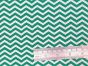 Craft Collection Cotton Print, Chevron, Emerald