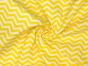 Craft Collection Cotton Print, Chevron, Yellow