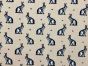 Country Bunny Cotton Print, Natural