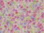 Watercolour Meadow Cotton Poplin Print, Pink