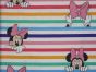 Rainbow Stripe Minnie Cotton Print