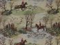 Cotton Rich Woven Tapestry, Hunting Scene