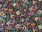 Cotton Rich Woven Tapestry, Kew Gardens, Black