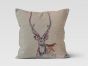 Cotton Rich Woven Tapestry Panel, Stag