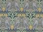 Cotton Rich Woven Tapestry, Voysey Birds, Azure