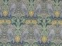 Cotton Rich Woven Tapestry, Voysey Birds, Azure