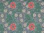 Cotton Rich Woven Tapestry, William Morris Summer Marigold, Aqua