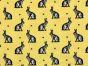 Country Bunny Cotton Print, Yellow