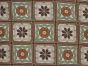 Crochet Squares Cotton Viscose Print, Cream