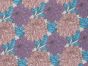 Dahlia Garden Polycotton Print, Blue