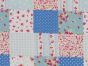 Dainty Patchwork Polycotton, Blue