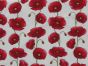 Dainty Poppy Cotton Poplin Print, Ivory