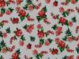 Dainty Roses Viscose Print, White