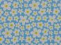 Daisy Power Polycotton Print, Light Blue