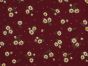 Daisy Spot Printed Needlecord, Red