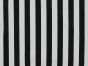 Deadstock Stretch 1.5cm Stripe Soft PVC, Black and White
