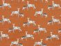 Deer Haven Cotton Curtain Fabric, Cinder