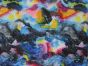 Digital Print Soft Huggle Fleece, Watercolour Rainbow