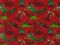 Dino Presents Christmas Polycotton Print, Red