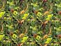 Dinosaur Rainforest Cotton Print, Green