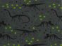 Dinosaur Skeleton Cotton Jersey Print, Grey