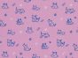 Dog And Bone Cotton Poplin Print, Pink