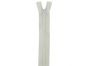 Closed End Dress Zip, 9 Inch, Ivory