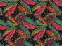 Electric Tropics Viscose Challis Print, Black