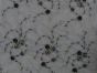 Poppy Passion Embroidered Scalloped Edged Tulle, Black
