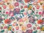 English Rose Linen Feel Print