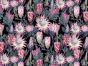 Exotic Jungle Cotton Print, Protea Flowers