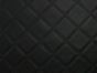 Fire Retardant Trellis Leatherette Faux Leather, Black