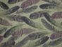 Floating Feathers Printed Curtain Fabric, Aubergine