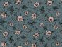 Floating Floral Viscose Print, Blue
