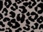 Flocked Leopard Scuba Print