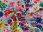 Floral Bloom Cotton Poplin Print, White