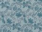 Floral Garden Retreat Polycotton Print, Aqua