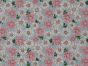 Floral Gerba Polycotton Print, Sky