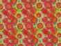 Floral Sorbet Printed Crystal Crepe, Yellow